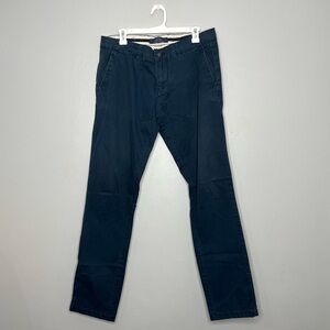 Zara Basic Men Navy Blue Chino Pants CC